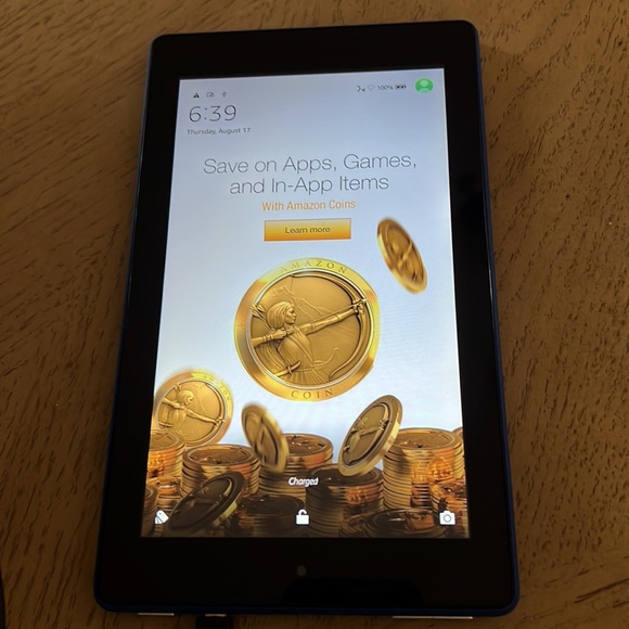 Amazon Fire 7 with Alexa Marine Blue Tablet - Picture 5 of 7